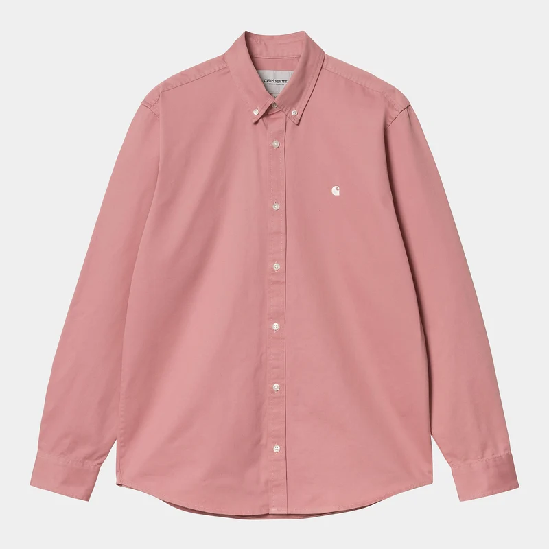 Carhartt WIP Madison skjorta för män - Dusty Rose