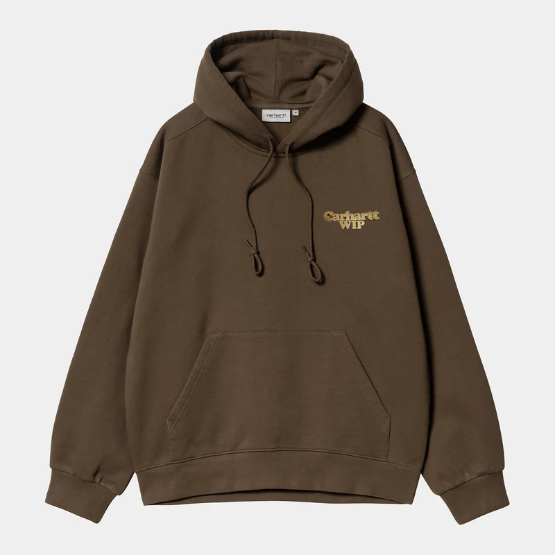 Carhartt WIP Luvtröja med charmlänk för herr - Liberica / Gold Stone Washed