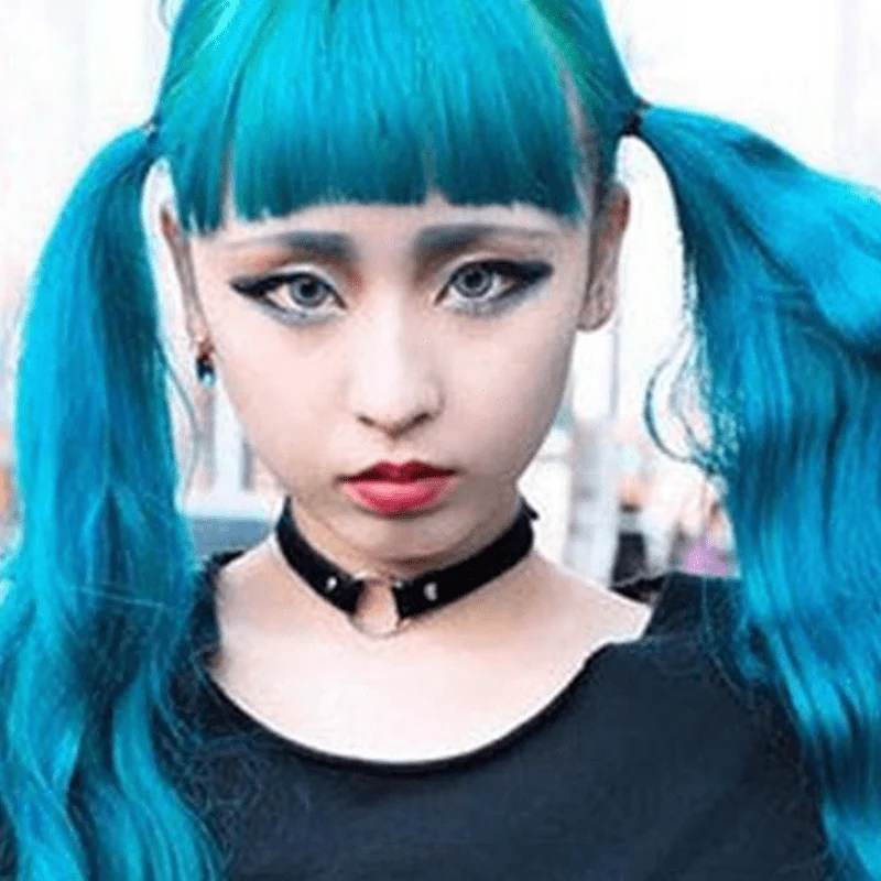 Punk Plain Black Choker för kvinnor