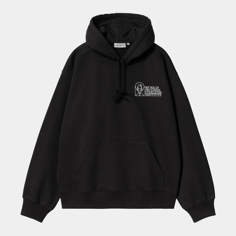 Carhartt WIP Herr Stargazer Hoodie - Svart / Vit