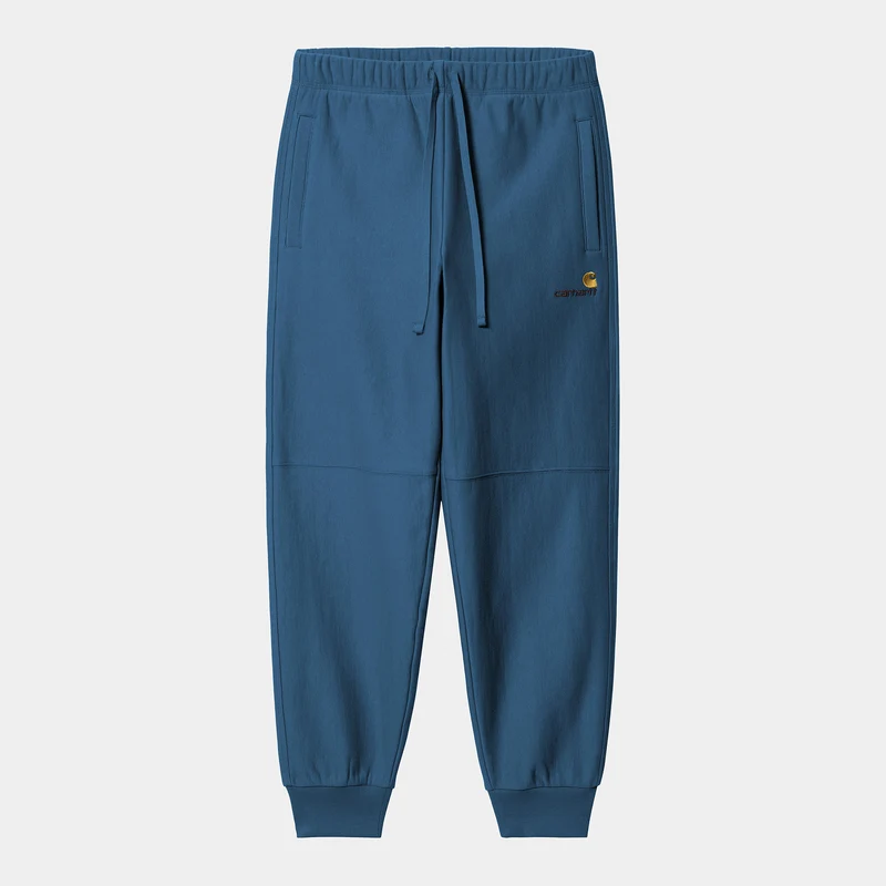 Carhartt WIP Herr American Script Joggingbyxor - Sodalite