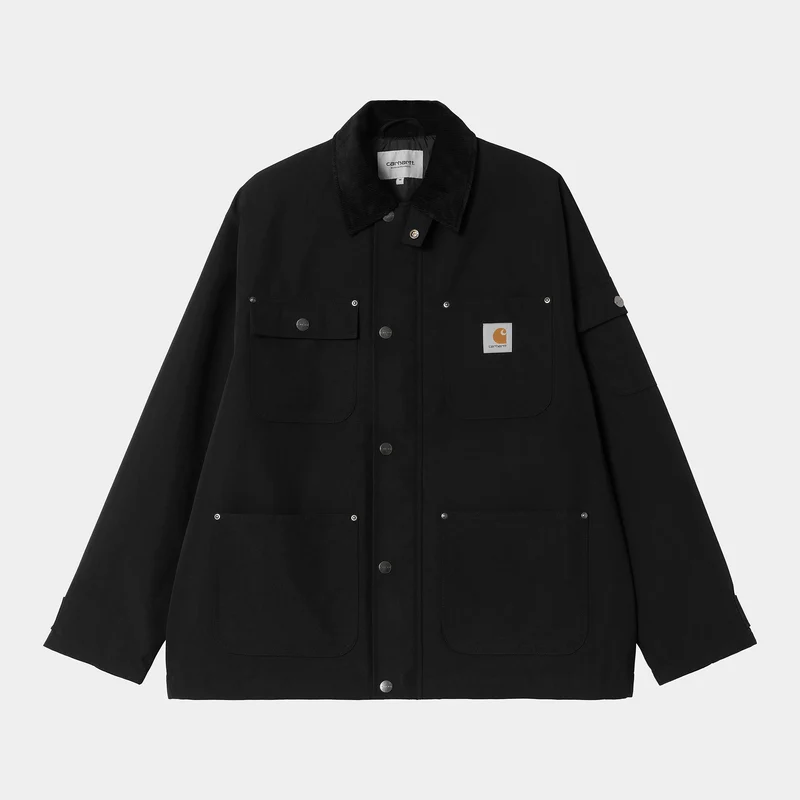 Carhartt WIP Clapton jacka för män - Svart / Svart