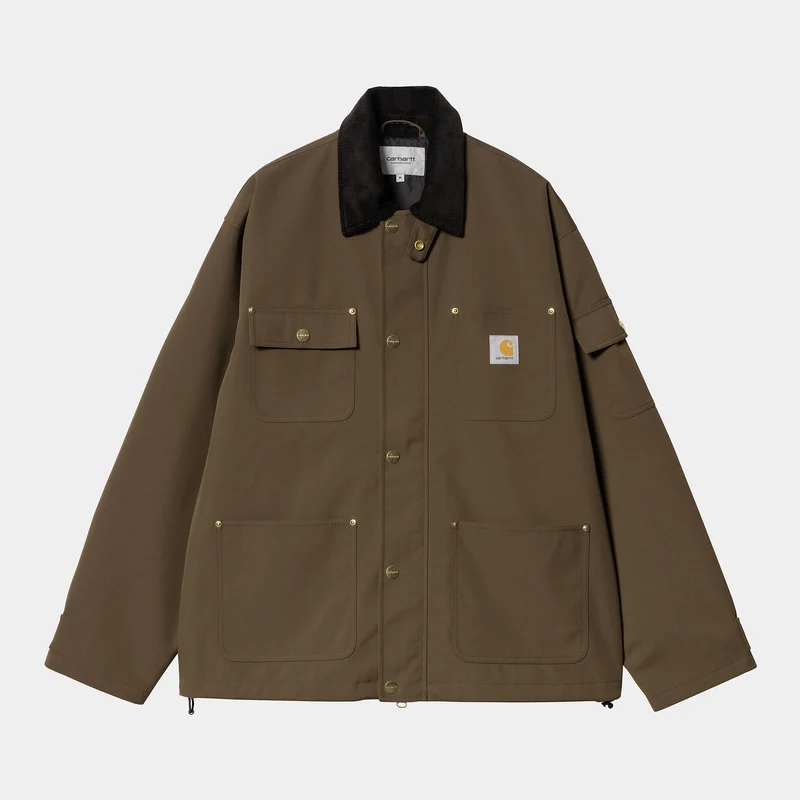 Carhartt WIP Clapton jacka för män - Liberica / Svart