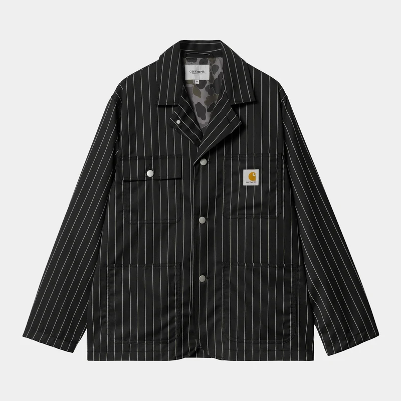 Carhartt WIP Seaton Blazer Jacka för män - Svart / Vax