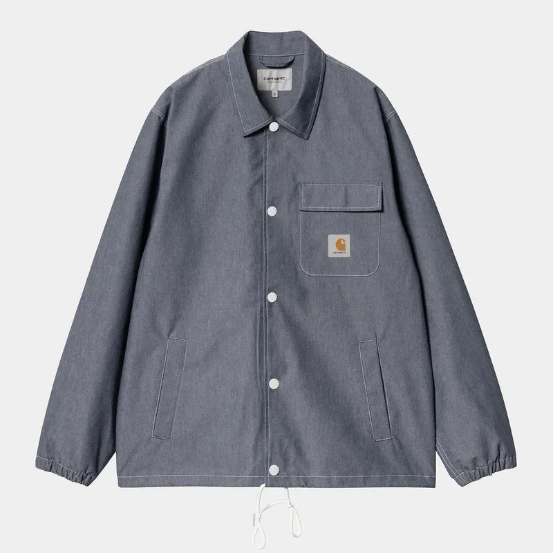 Carhartt WIP Blake Coach Jacka för män - Blå Sköljd