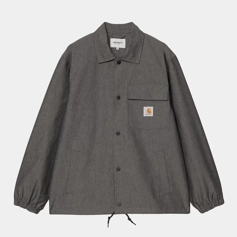 Carhartt WIP Blake Coach Jacka för män - Svart Sköljd