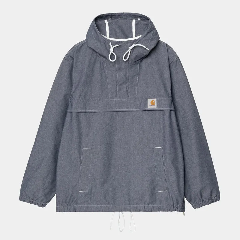 Carhartt WIP Blake Pullover Jacka för män - Blå Sköljd