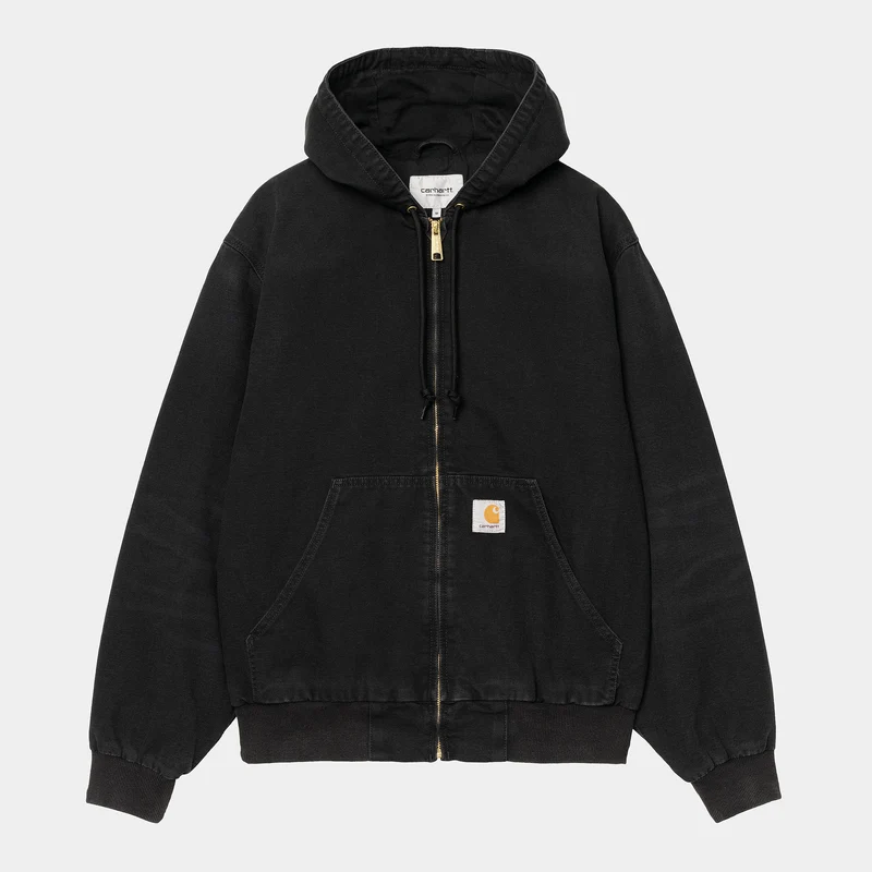 Carhartt WIP Herr OG Active Jacka - Svart stentvättad