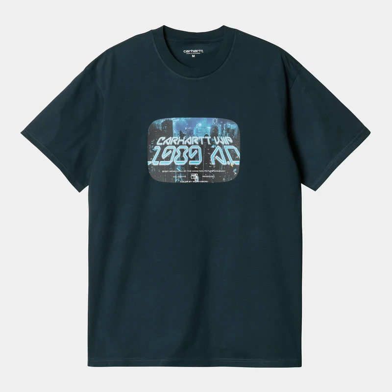 Carhartt WIP Herr Greatest Flicks T-shirt - Deep Lagoon