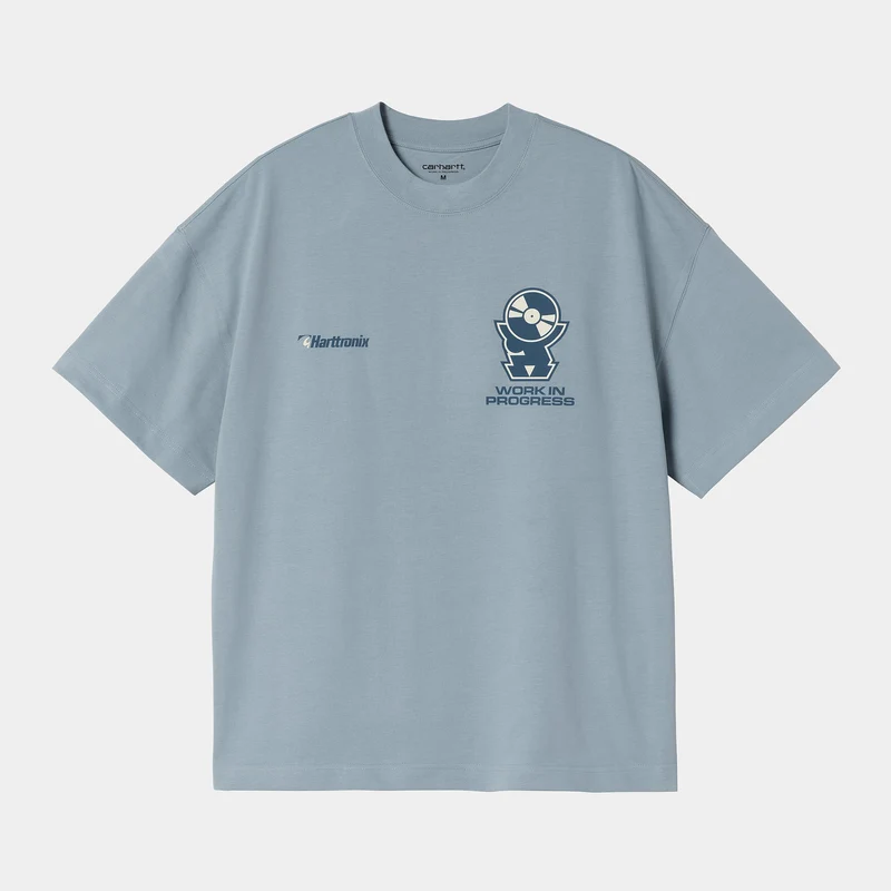 Carhartt WIP Herr Harttronix T-shirt - Frostad Blå