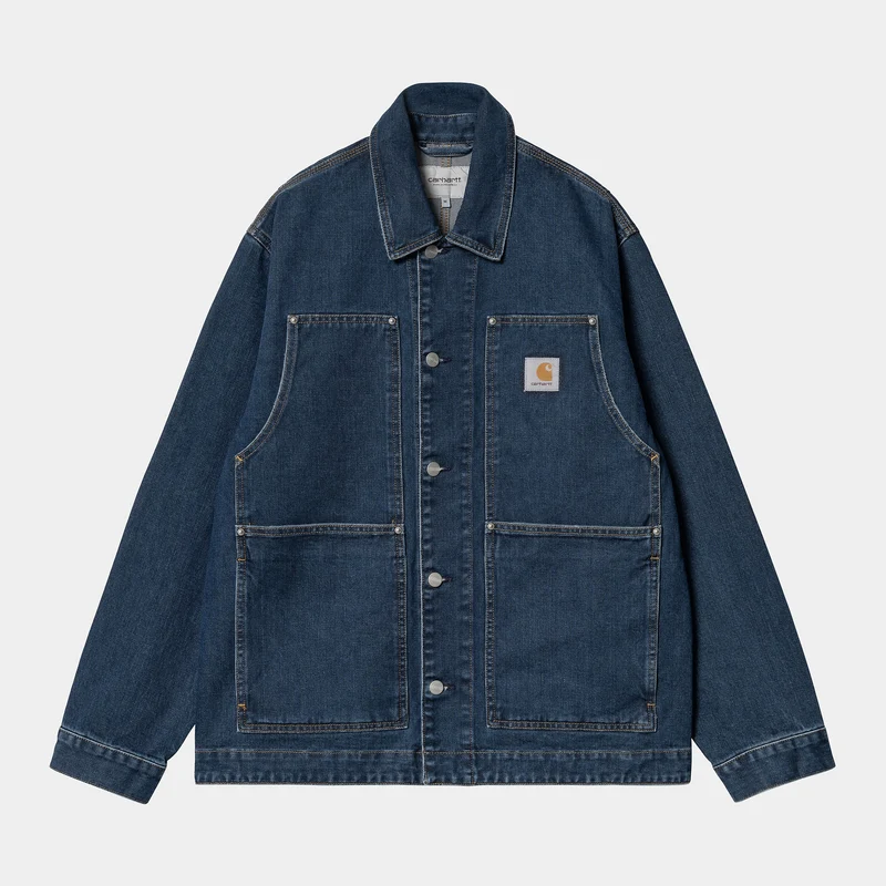 Carhartt WIP Herr OG Double Fronted Jacka - Blue Stone Washed
