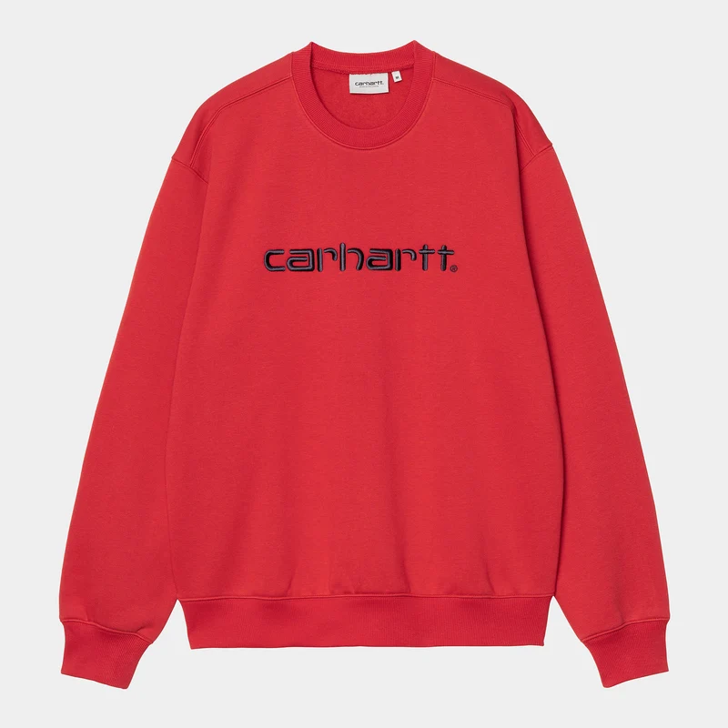 Carhartt WIP Herr Carhartt WIP Sweat Top - Cherry / Space
