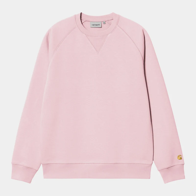 Carhartt WIP Chase Sweat Top för män - Air Pink