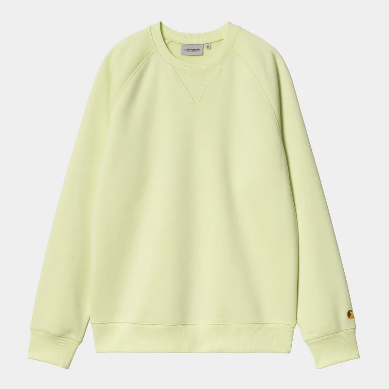 Carhartt WIP Chase Sweat Top för män - Air Green