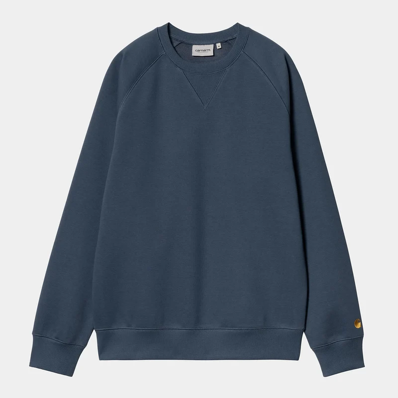 Carhartt WIP Chase Sweat Top för män - Dusky Blue