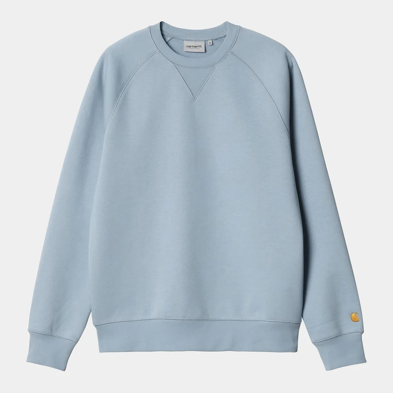 Carhartt WIP Chase Sweat Top för män - Frostad Blå