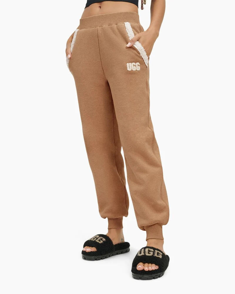UGG Dam Daylin BondFleecebyxor - Ljungbrun