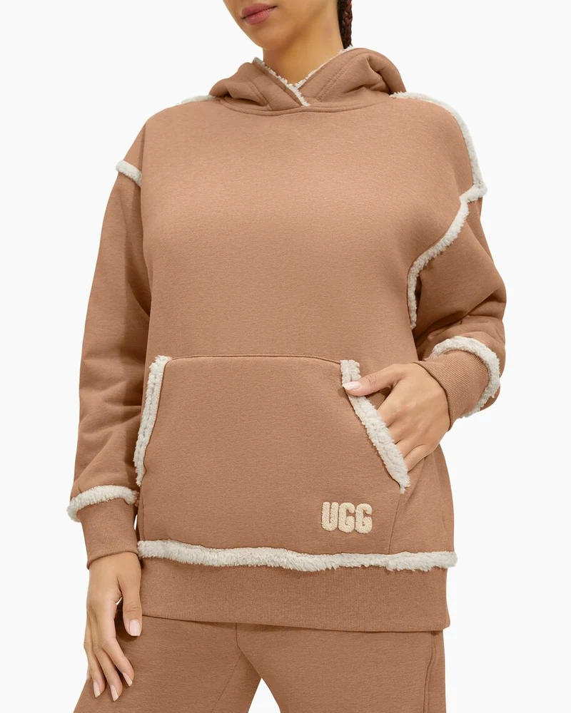 UGG Kvinnors Joanne BondFleecehuvtröja - Ljungbrun