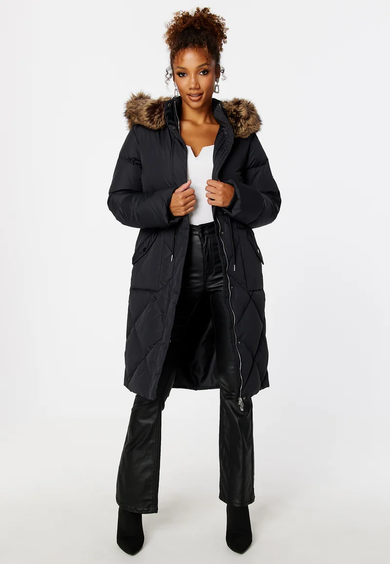 Hooded Long Down Jacket