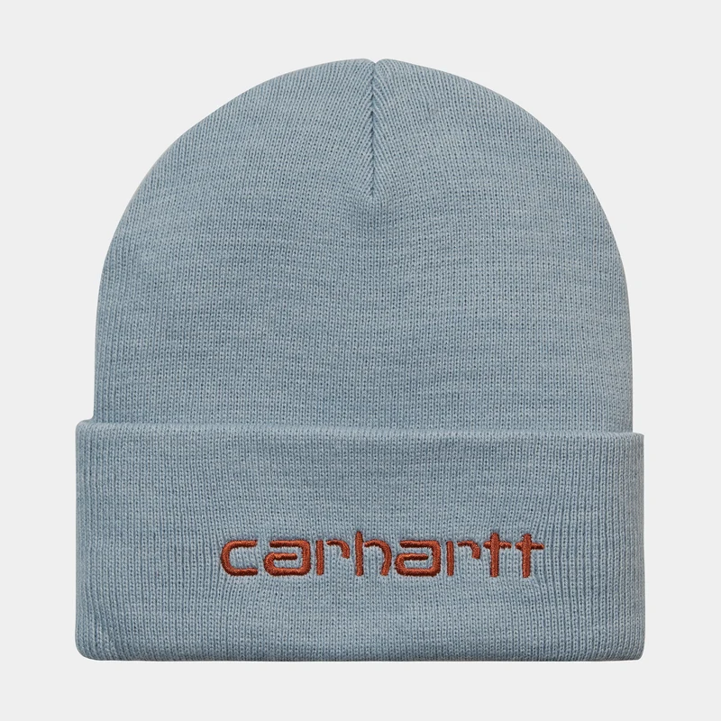 Carhartt WIP Unisex Script Beanie - Misty Sky