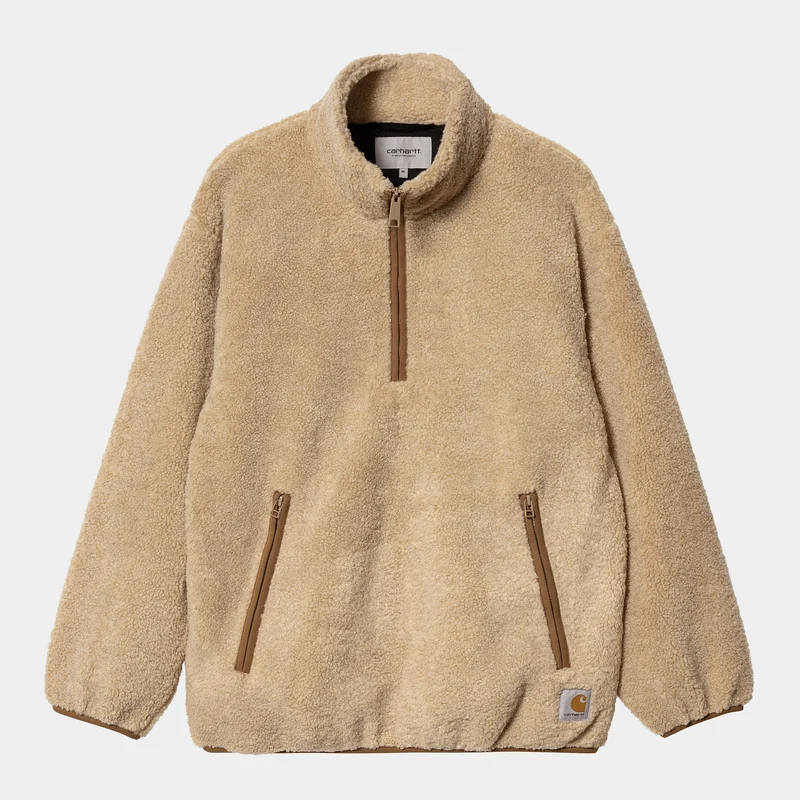 Carhartt WIP Herr Dorper Pullover Liner Top - Dusty Hamilton Brown