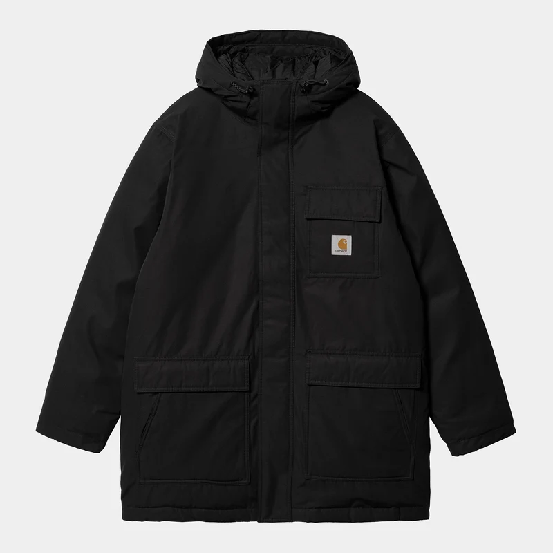 Carhartt WIP Siberian Cold Parkajacka för män - Svart