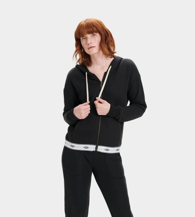 UGG Sena Hoodie Dam - Svart