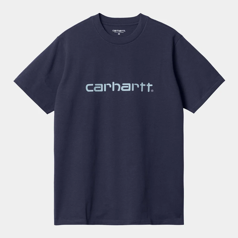 Carhartt WIP Man Script kortärmad T-shirt - Enzian