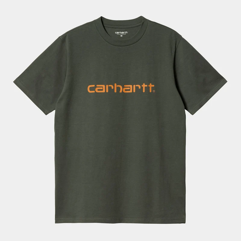 Carhartt WIP Man Script kortärmad T-shirt - Buxbom