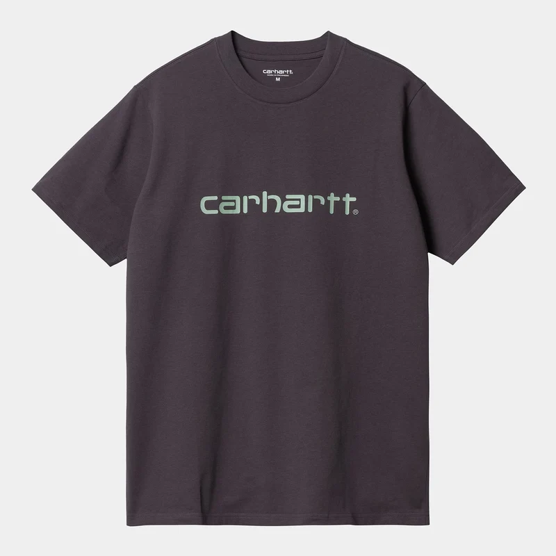 Carhartt WIP Man Script kortärmad T-shirt - kronärtskocka