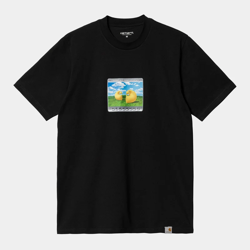 Carhartt WIP Mens Sound Experience kortärmad T-shirt - Svart