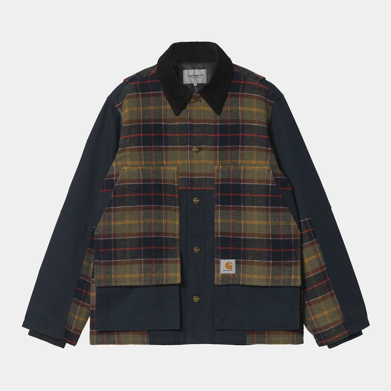 Carhartt WIP Herr Highland Wool Jacket - Mörk Marinblå