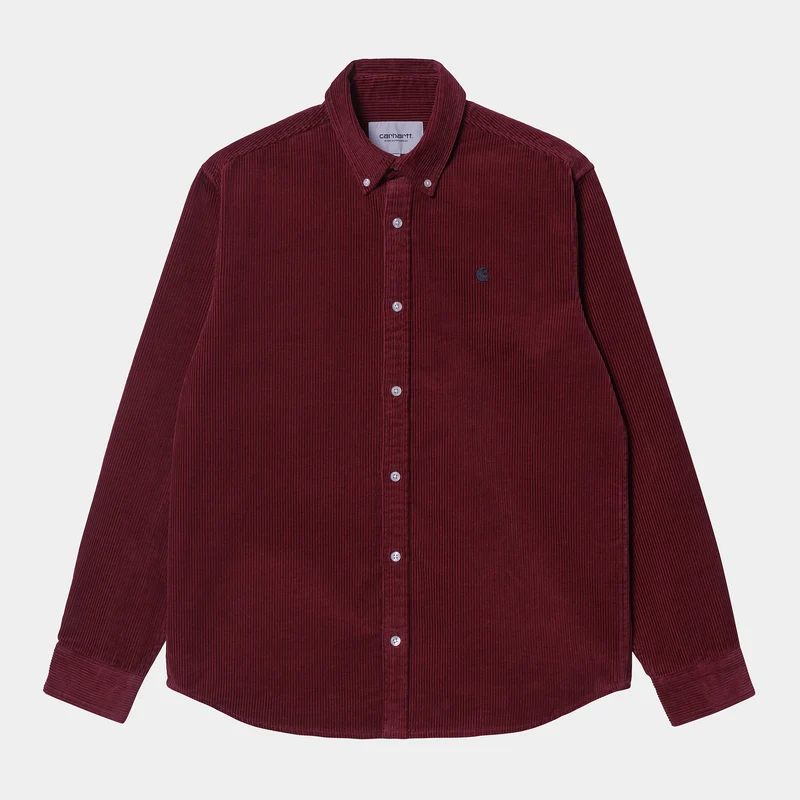 Carhartt WIP Madison långärmad skjorta för herr - Corvina
