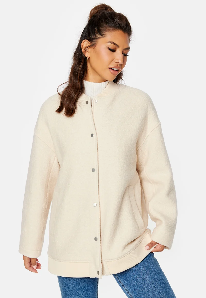 Maxine Wool Bomber Jacket