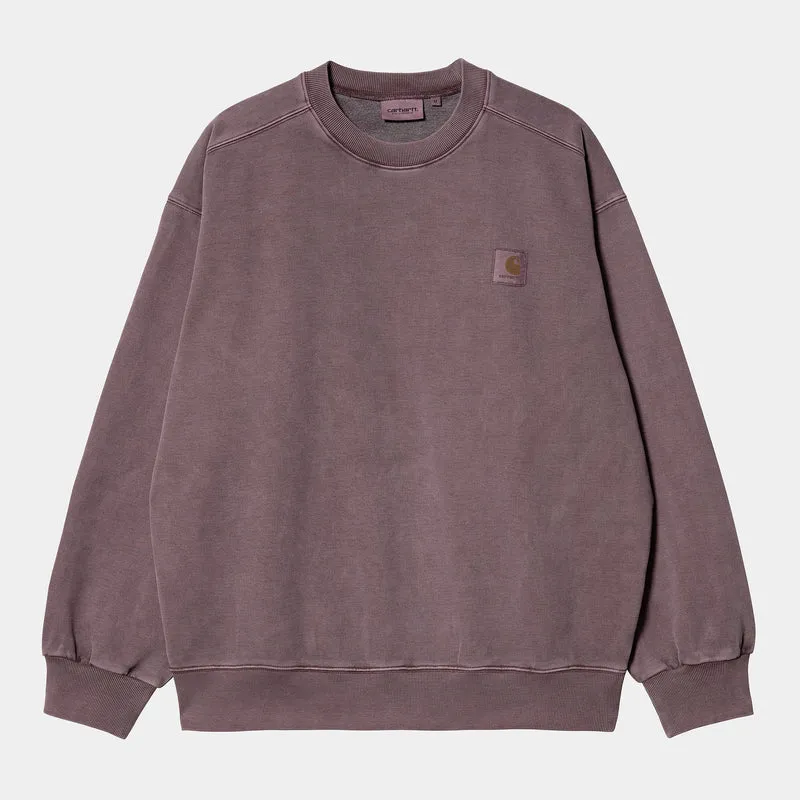 Carhartt WIP Herr Vista Sweat Top - Mörk plommon