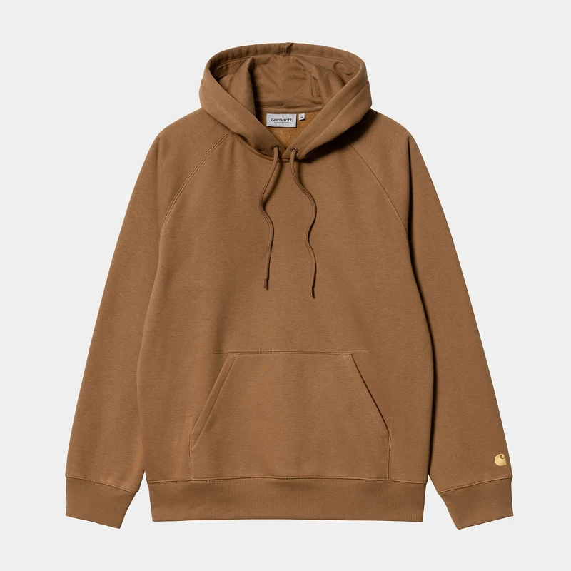 Carhartt WIP Chase Sweat hoodie för herr - Hamilton Brown
