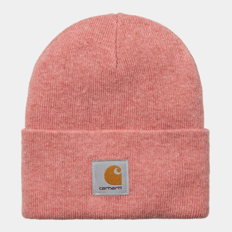 Carhartt WIP Unisex akrylklockahatt - Misty Blush Heather