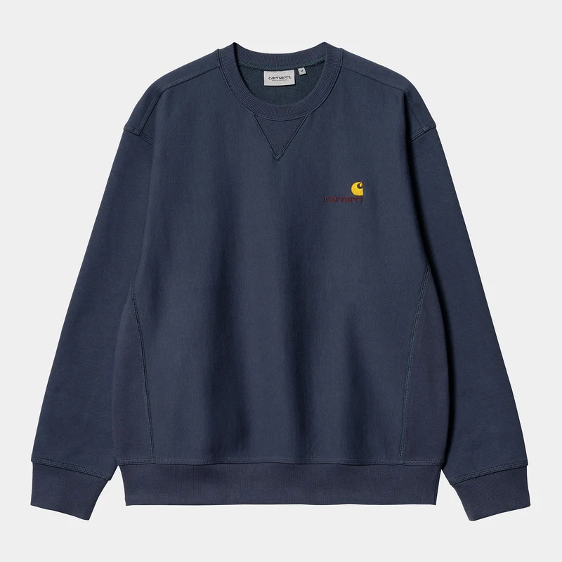 Carhartt WIP Herr American Script Träningstopp - Enzian