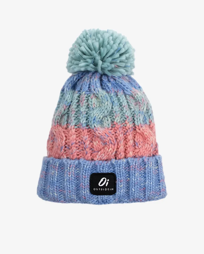 Outside In Unisex vinter Pom Pom mössa - Pastell
