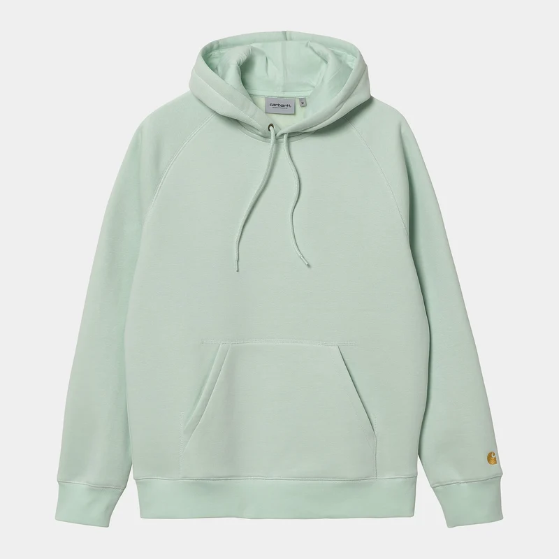 Carhartt WIP Chase hoodie för herr - blek spearmint / guld