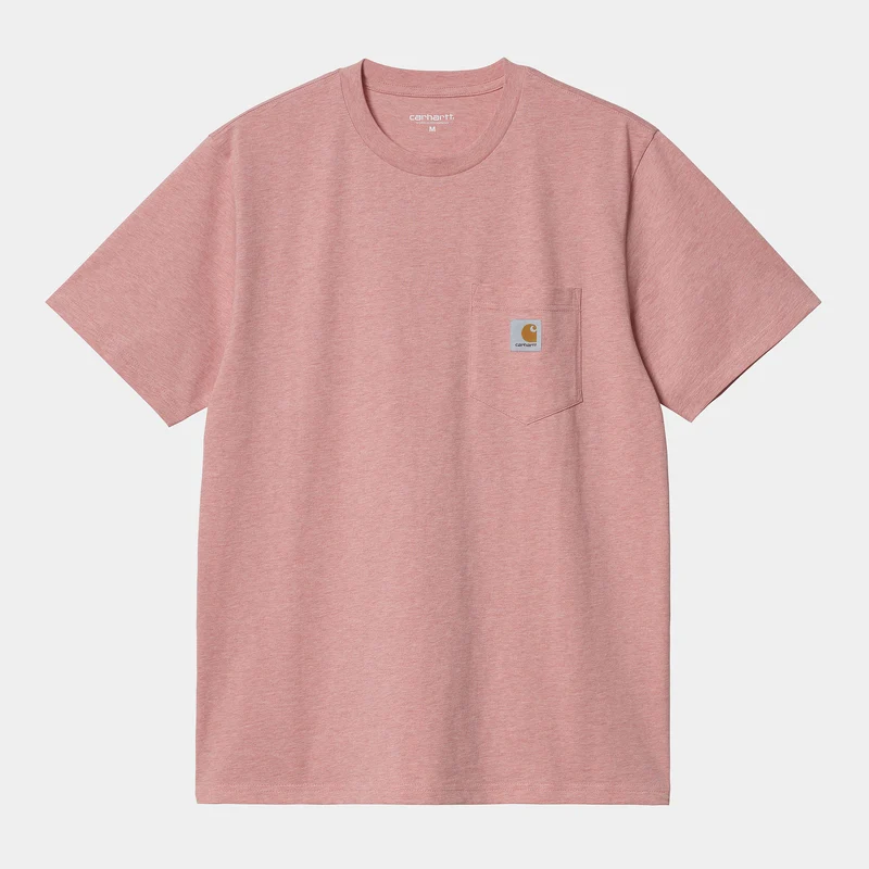 Carhartt WIP Kortärmad fick-T-shirt för män - Rothko Pink