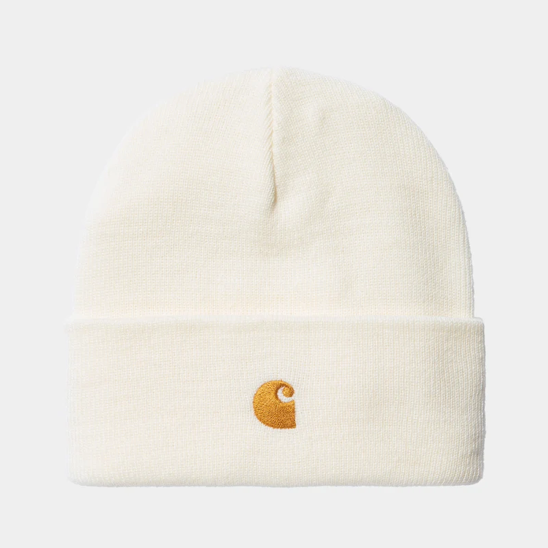 Carhartt WIP Unisex Chase Beanie - Vax / Guld