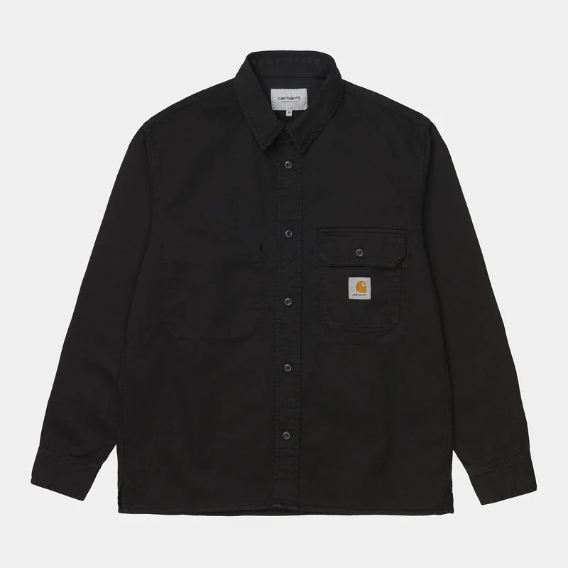 Carhartt WIP Herr Reno Shirt Jacka - Svart
