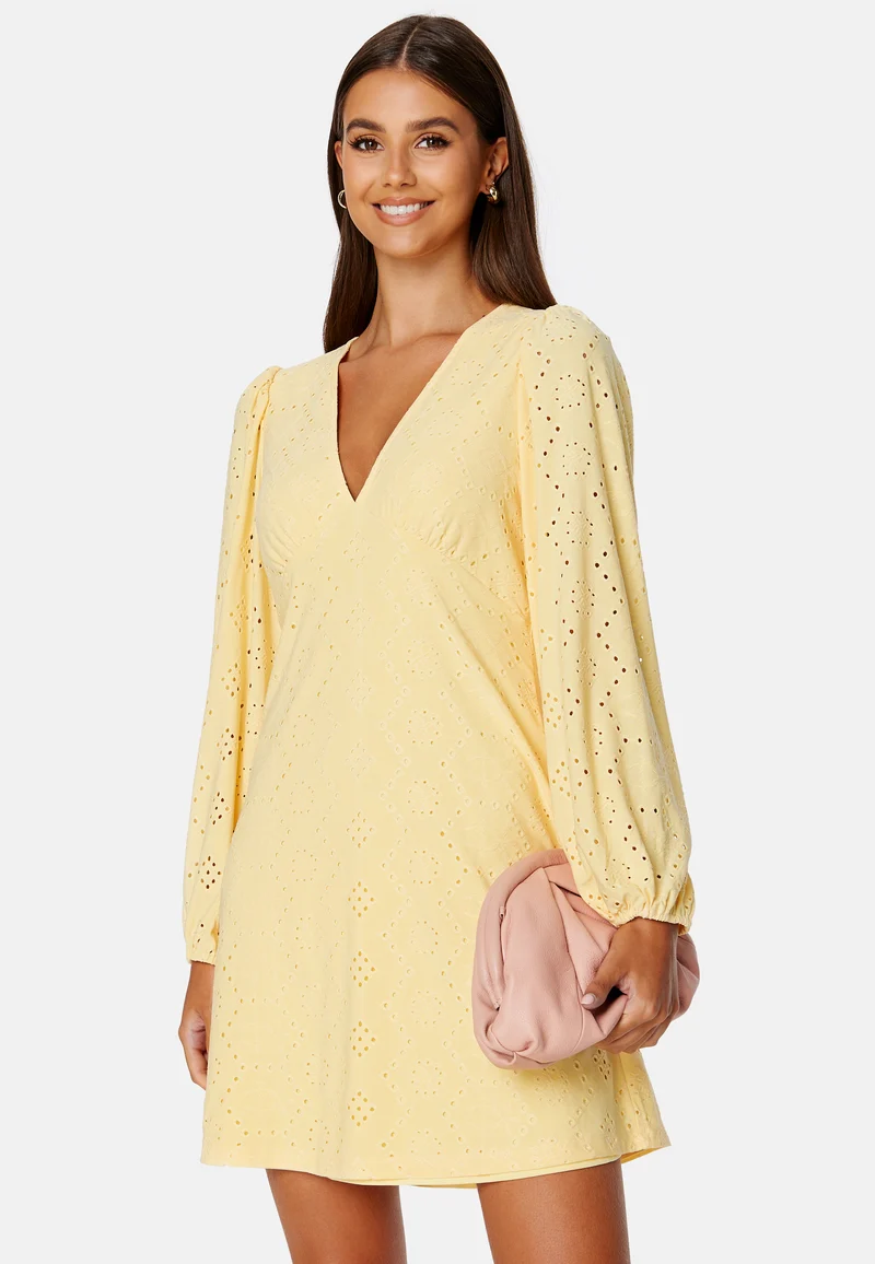 Kawa L/S V-Neck Dress