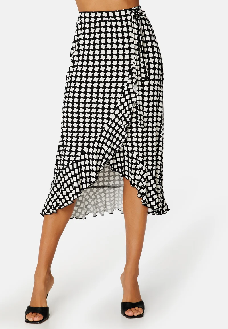 Frill Wrap Skirt