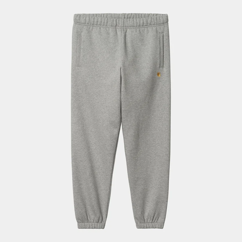 Carhartt WIP Chase Sweat Pant för män - Grå Ljung