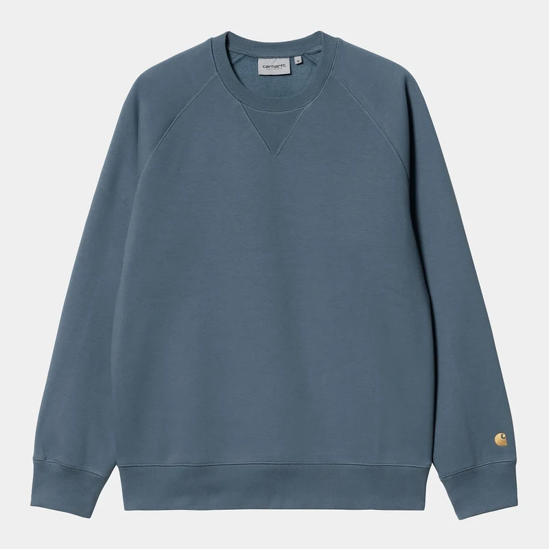Carhartt WIP Chase Sweat Top för män - Storm Blue