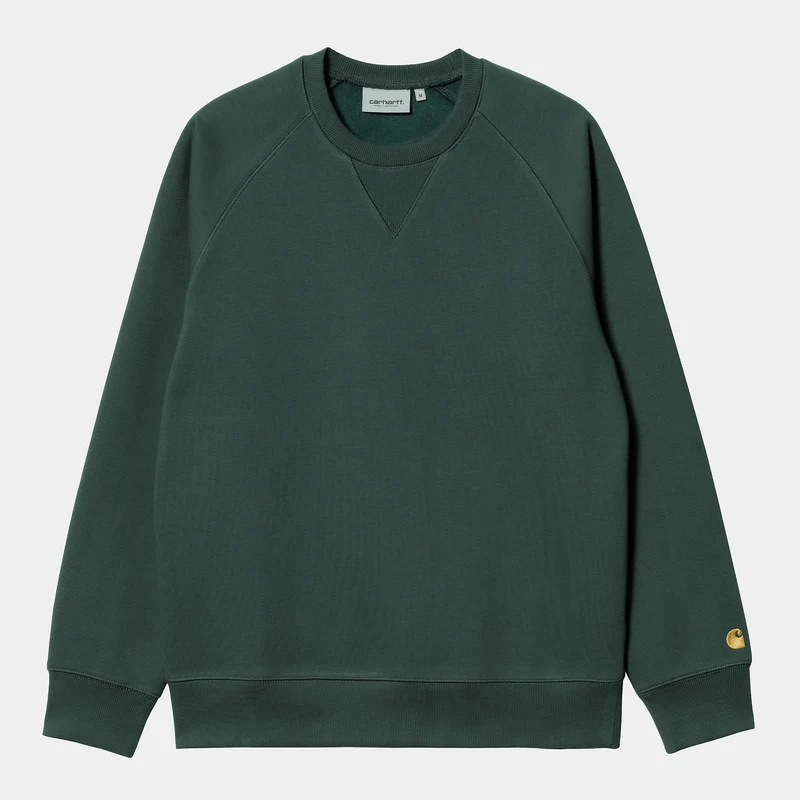 Carhartt WIP Chase Sweat Top för män - Juniper