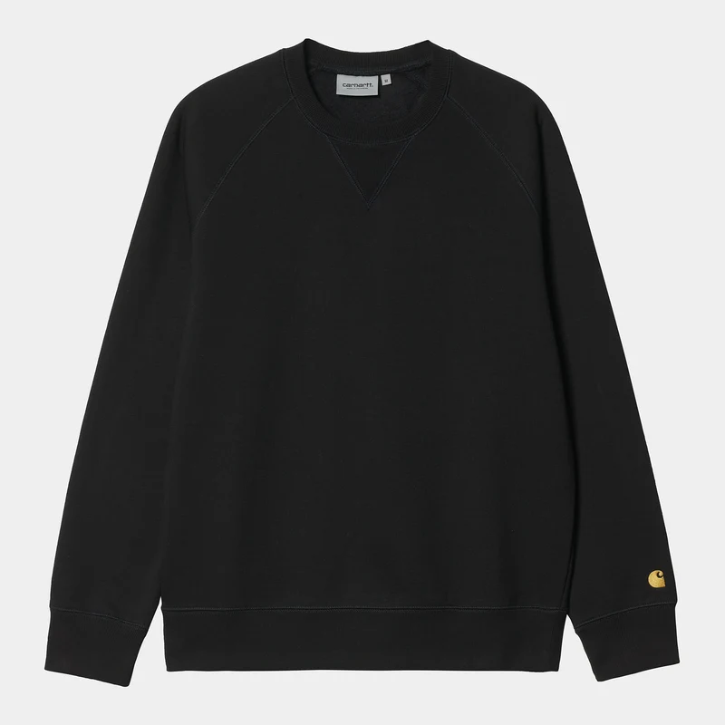 Carhartt WIP Chase Sweat Top för män - Svart