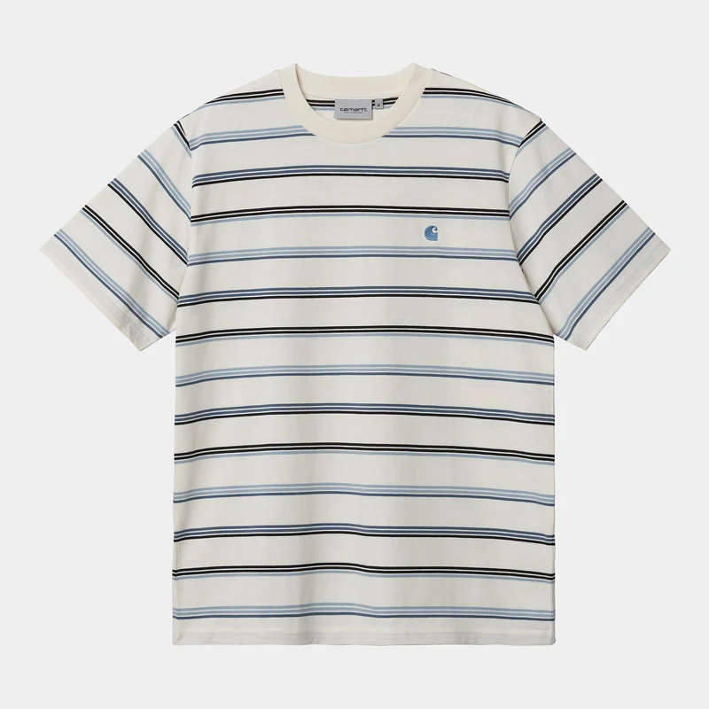 Carhartt WIP Kortärmad Vonn T-shirt herr - vax / stormblå